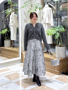 「アイテム（トートバッグ）」を使った、takumaさん（レディース・160cm）の秋コーディネート