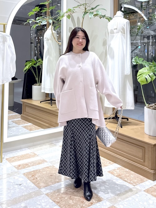 セール】【miki監修カラーあり・新色登場】ライトラグランフレアコート