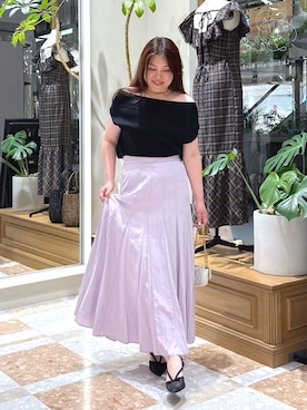「La boutique BonBon（ラブティックボンボン）のアイテム」を使った、takumaさん（レディース・160cm）の夏コーディネート