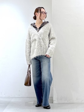 「デニム_バンヤードストーム」｜by_oyamaさん（レディース・169cm）の秋コーディネート