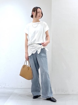 「BARNYARDSTORM（バンヤードストーム）のアイテム」を使った、by_oyamaさん（レディース・169cm）の春コーディネート