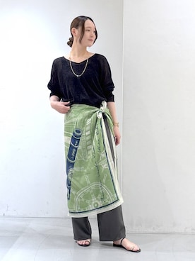 「BARNYARDSTORM（バンヤードストーム）のアイテム」を使った、by_oyamaさん（レディース・169cm）の春コーディネート