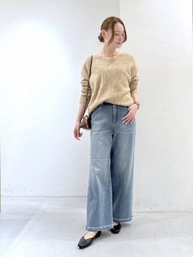 「デニム_バンヤードストーム」｜by_oyamaさん（レディース・169cm）の秋コーディネート