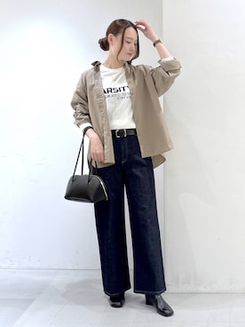 「デニム_バンヤードストーム」｜by_oyamaさん（レディース・169cm）の秋コーディネート