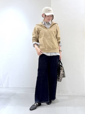 「デニム_バンヤードストーム」｜by_oyamaさん（レディース・169cm）の秋コーディネート