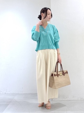 「COTTO（コトゥー）のアイテム」を使った、by_oyamaさん（レディース・169cm）の春コーディネート