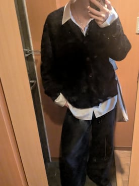 「アイテム（カーディガン/ボレロ）」を使った、so-taさん（メンズ・175cm・20代）の冬コーディネート