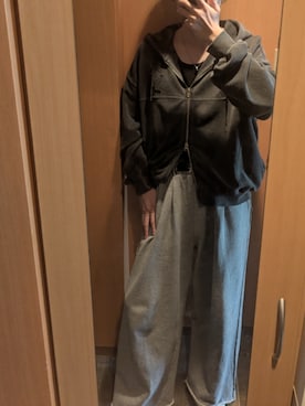 「アイテム（スウェットパンツ）」を使った、so-taさん（メンズ・175cm）の秋コーディネート