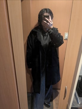 「アイテム（ステンカラーコート）」を使った、so-taさん（メンズ・175cm・20代）の冬コーディネート