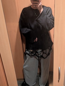 「アイテム（スウェットパンツ）」を使った、so-taさん（メンズ・175cm）の秋コーディネート