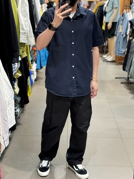 「VANS（バンズ）のアイテム（その他シューズ）」を使った、Jackie Cheungさん（メンズ・173cm）の春コーディネート