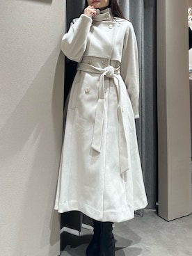 「アイテム（トレンチコート）」を使った、nanamiさん（レディース・158cm）の秋コーディネート