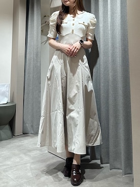 「dazzlin（ダズリン）のアイテム（ワンピース/ドレス）」を使った、nanamiさん（レディース・158cm）の春コーディネート