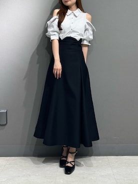 「dazzlin（ダズリン）のアイテム」を使った、nanamiさん（レディース・158cm）の夏コーディネート