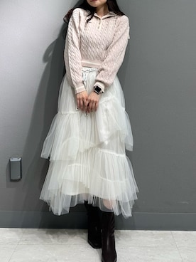 「FILA」｜nanamiさん（レディース・158cm）の秋コーディネート