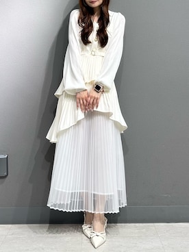 「dazzlin（ダズリン）のアイテム」を使った、nanamiさん（レディース・158cm）の春コーディネート