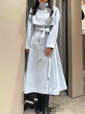 「アイテム（トレンチコート）」を使った、nanamiさん（レディース・158cm）の秋コーディネート