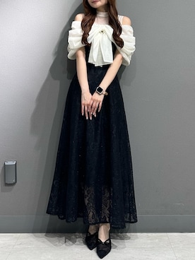 「dazzlin（ダズリン）のアイテム」を使った、nanamiさん（レディース・158cm）の春コーディネート