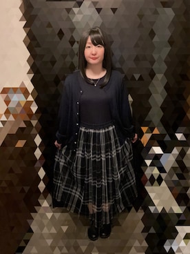 「Honeys（ハニーズ）のアイテム（ワンピース）」を使った、ねね❁⃘*.ﾟさん（レディース・164cm）の春コーディネート