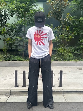 「DANKE SCHON（ダンケシェーン）のアイテム（パンツ）」を使った、Seraさん（メンズ・176cm）の夏コーディネート
