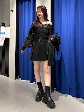 「PAGEBOY（ページボーイ）のアイテム（トートバッグ）」を使った、Namiさん（レディース・158cm）の秋コーディネート
