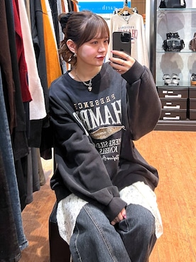 「アイテム（チュニック）」を使った、Namiさん（レディース・158cm・20代）の秋コーディネート