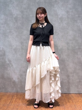 「PAGEBOY（ページボーイ）のアイテム」を使った、Namiさん（レディース・158cm）の夏コーディネート