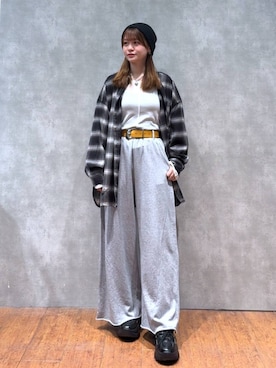 「アイテム（ニットキャップ/ビーニー）」を使った、Namiさん（レディース・158cm・20代）の夏コーディネート