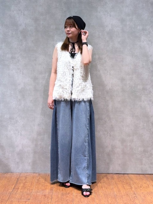 セール】【裾から15cmまでセルフカット可能】ワイドフリーカット