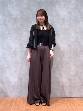 「アイテム（スウェットパンツ）」を使った、Namiさん（レディース・158cm・20代）の夏コーディネート