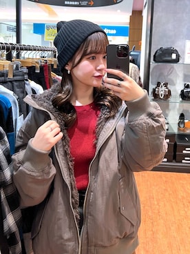 「アイテム（ブルゾン）」を使った、Namiさん（レディース・158cm・20代）の秋コーディネート