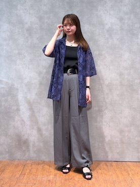 「PAGEBOY（ページボーイ）のアイテム」を使った、Namiさん（レディース・158cm）の夏コーディネート