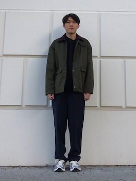 「アイテム（ミリタリージャケット）」を使った、takashi1124さん（メンズ・170cm）の秋コーディネート