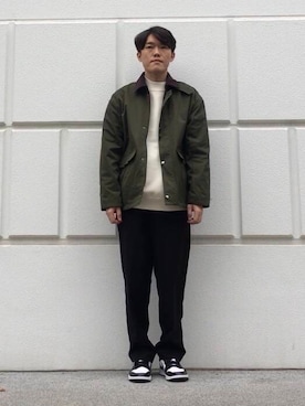 「アイテム（ミリタリージャケット）」を使った、takashi1124さん（メンズ・170cm）の秋コーディネート