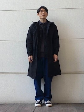 「アイテム（モッズコート）」を使った、takashi1124さん（メンズ・170cm）の冬コーディネート