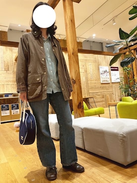 「LACOSTE（ラコステ）のアイテム」を使った、matsuge55さん（レディース・159cm）の秋コーディネート