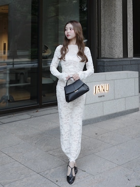 「NEUNA（ヌナ）のアイテム」を使った、m a p oさん（レディース・149cm）の春コーディネート