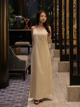 「NEUNA（ヌナ）のアイテム」を使った、m a p oさん（レディース・149cm）の夏コーディネート