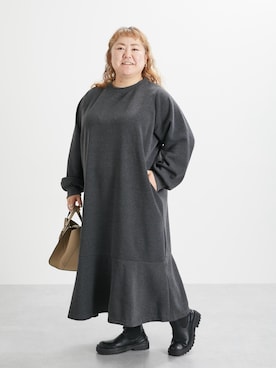 「アイテム（リング）」を使った、KMさん（レディース・160cm）の秋コーディネート