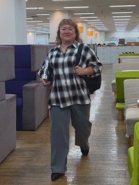 KMさん（レディース・160cm）の秋コーディネート