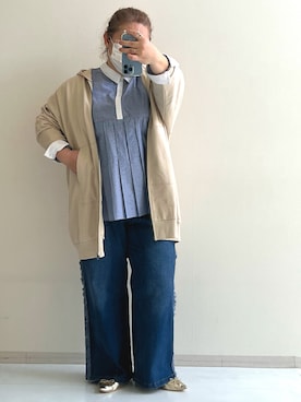 KMさん（レディース・160cm）の冬コーディネート