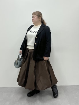 KMさん（レディース・160cm）の春コーディネート