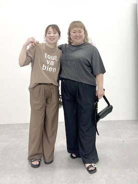 「Maison INNESS（メゾンアイネス）のアイテム」を使った、KMさん（レディース・160cm）の夏コーディネート
