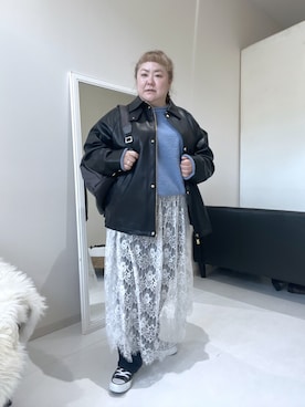 高身長 ティアードマーメイドワンピース（共布ベルト付き）（トール