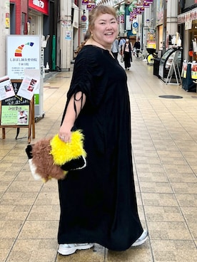 「アイテム（アンダーウェア）」を使った、KMさん（レディース・160cm）の秋コーディネート