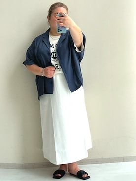 「CHIC STYLE」｜「アイテム（ジャケット/アウター）」を使った、KMさん（レディース・160cm）の春コーディネート