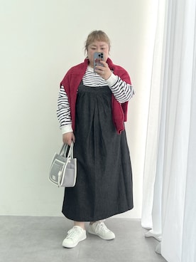 KMさん（レディース・160cm）の春コーディネート