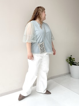 KMさん（レディース・160cm）の春コーディネート