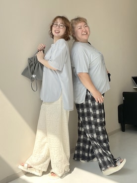 KMさん（レディース・160cm）の夏コーディネート