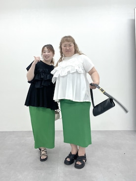 KMさん（レディース・160cm）の夏コーディネート